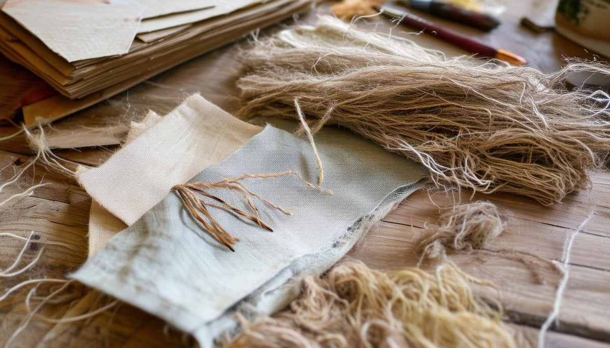 Natural Fibres Zinemaking Workshop